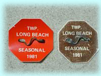 1981 Beach Badge